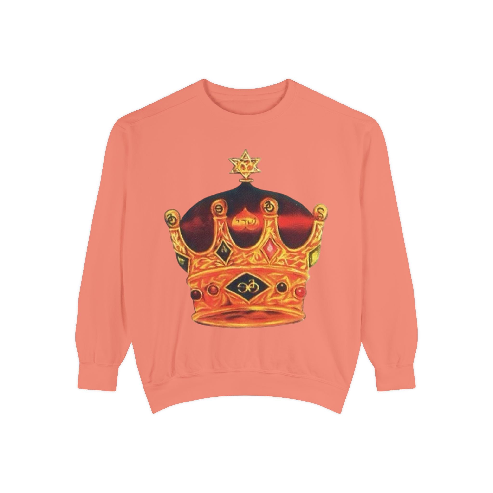 Crown Graphic Unisex Sweatshirt - Stylish & Comfortable Printify