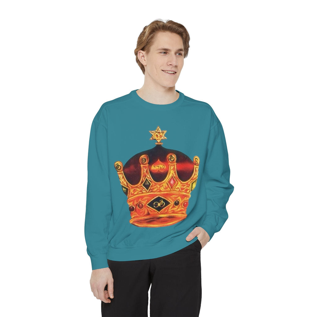 Crown Graphic Unisex Sweatshirt - Stylish & Comfortable Printify