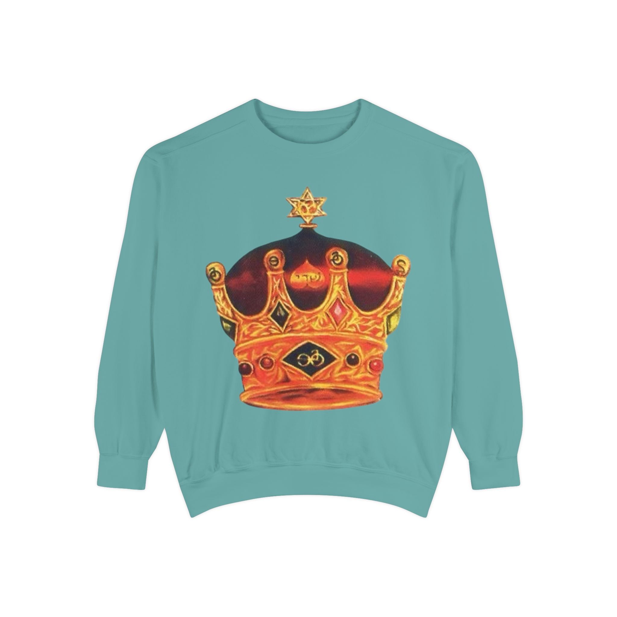 Crown Graphic Unisex Sweatshirt - Stylish & Comfortable Printify