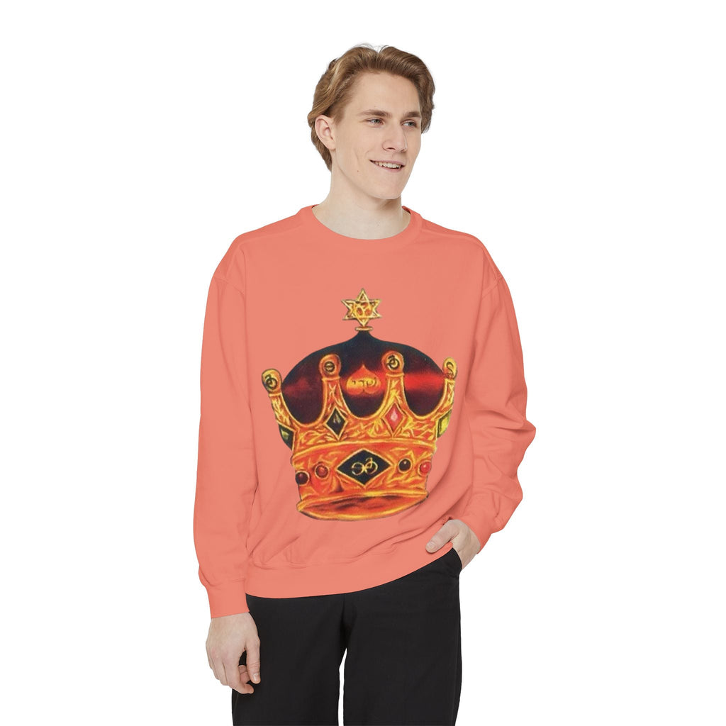 Crown Graphic Unisex Sweatshirt - Stylish & Comfortable Printify