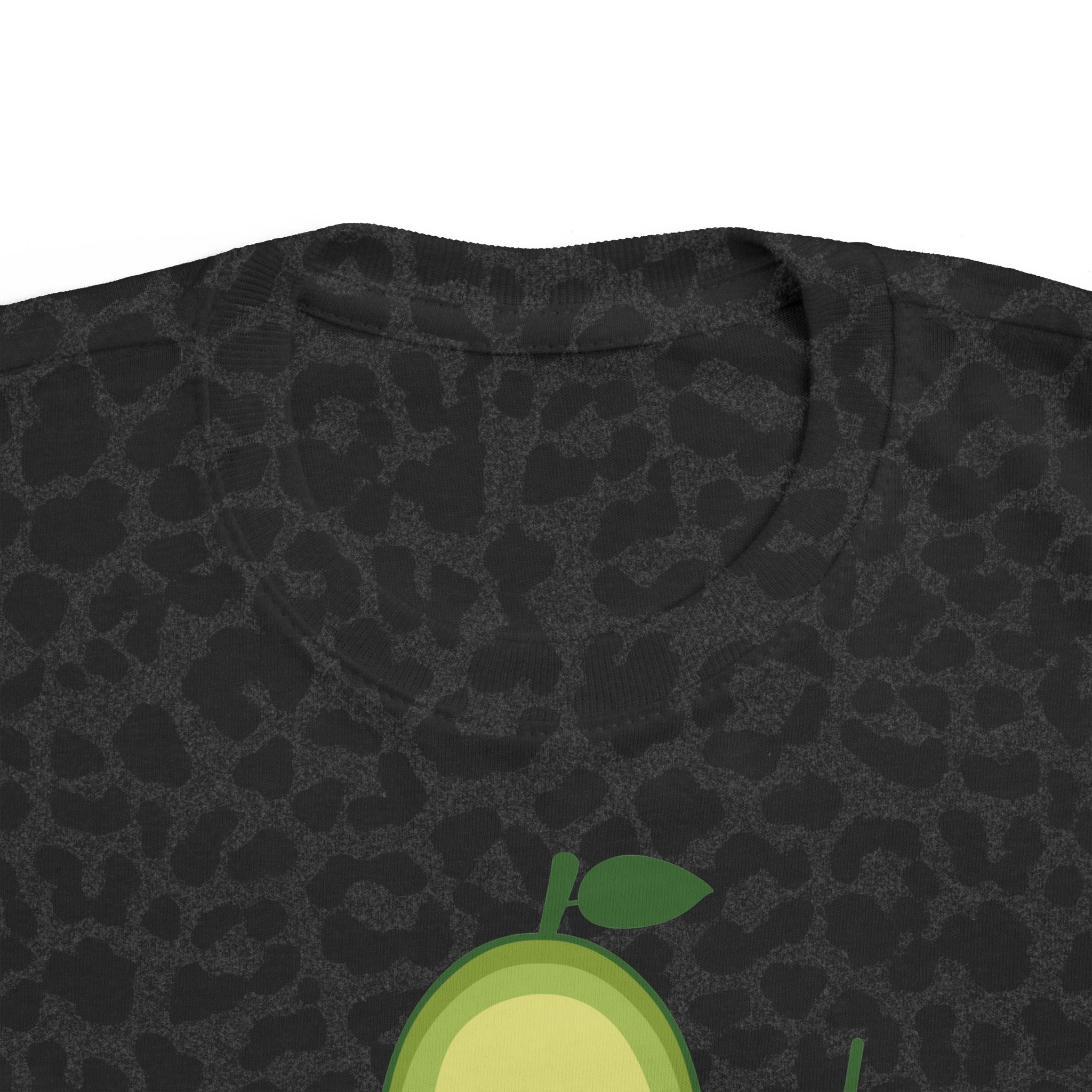 Cute Vegan Toddler Tee, Playful Avocado Shirt, Kid's Eco-Friendly T-Shirt, Gift for Vegan Families, Fun Everyday Wear Printify