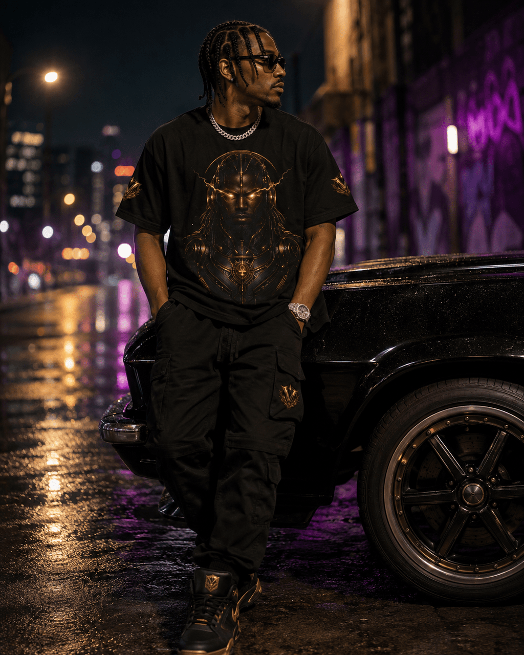 Cyber Deity Warrior Tee