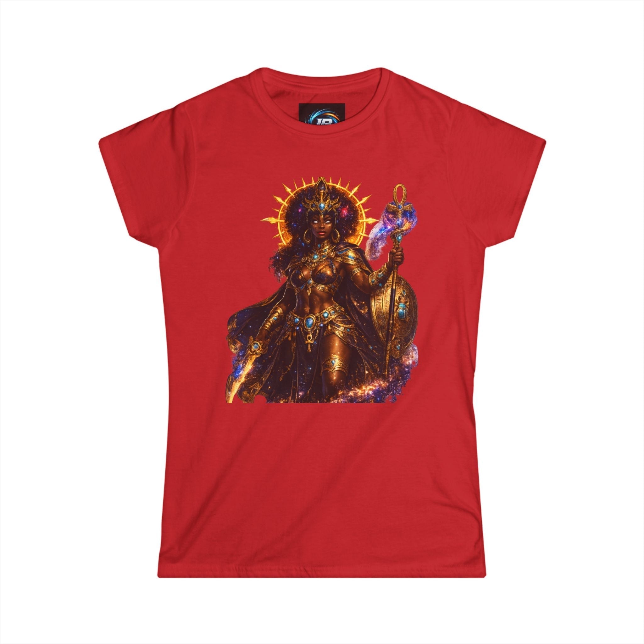 Cosmic Goddess Graphic Tee – Afro Futurism Divine Feminine Shirt Printify