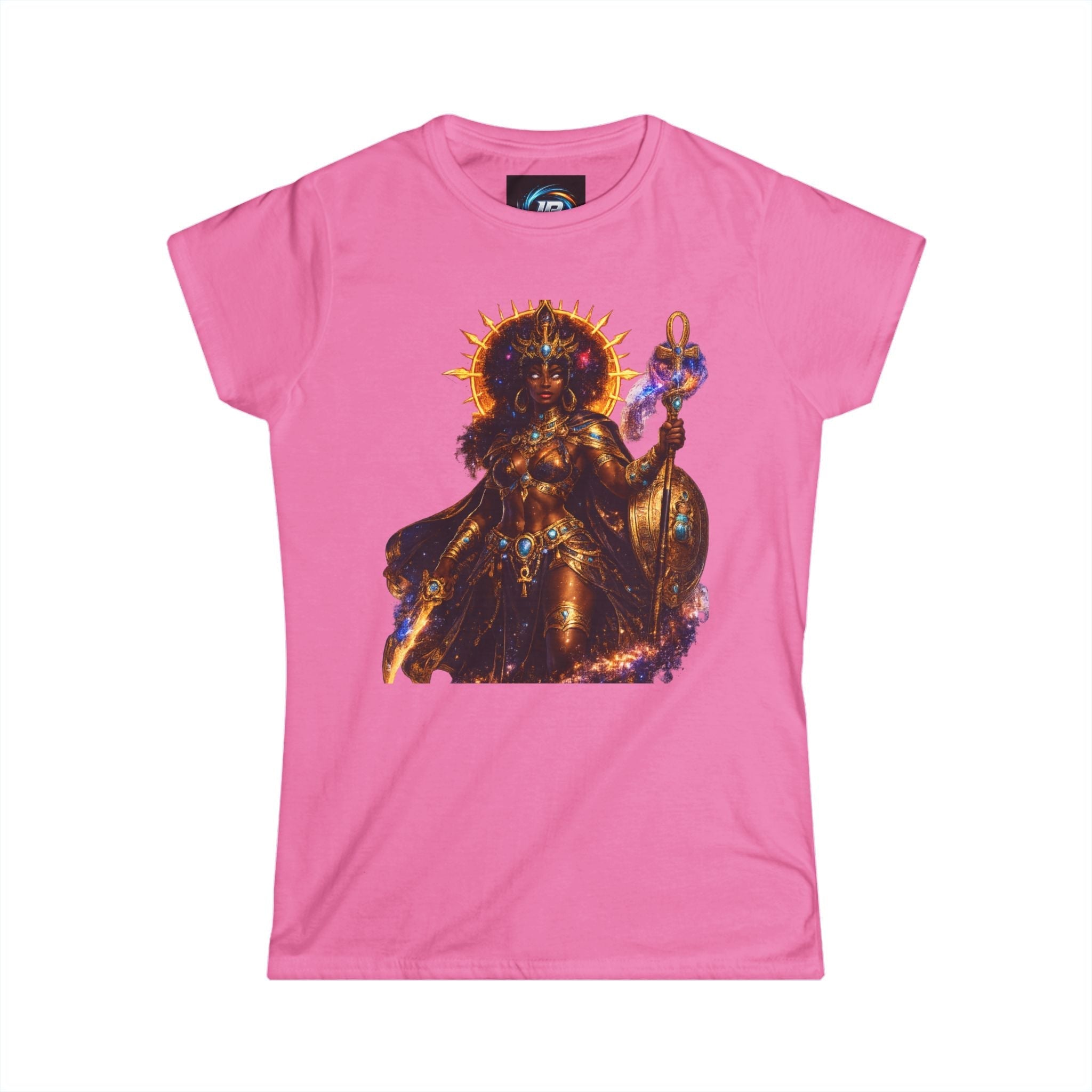 Cosmic Goddess Graphic Tee – Afro Futurism Divine Feminine Shirt Printify