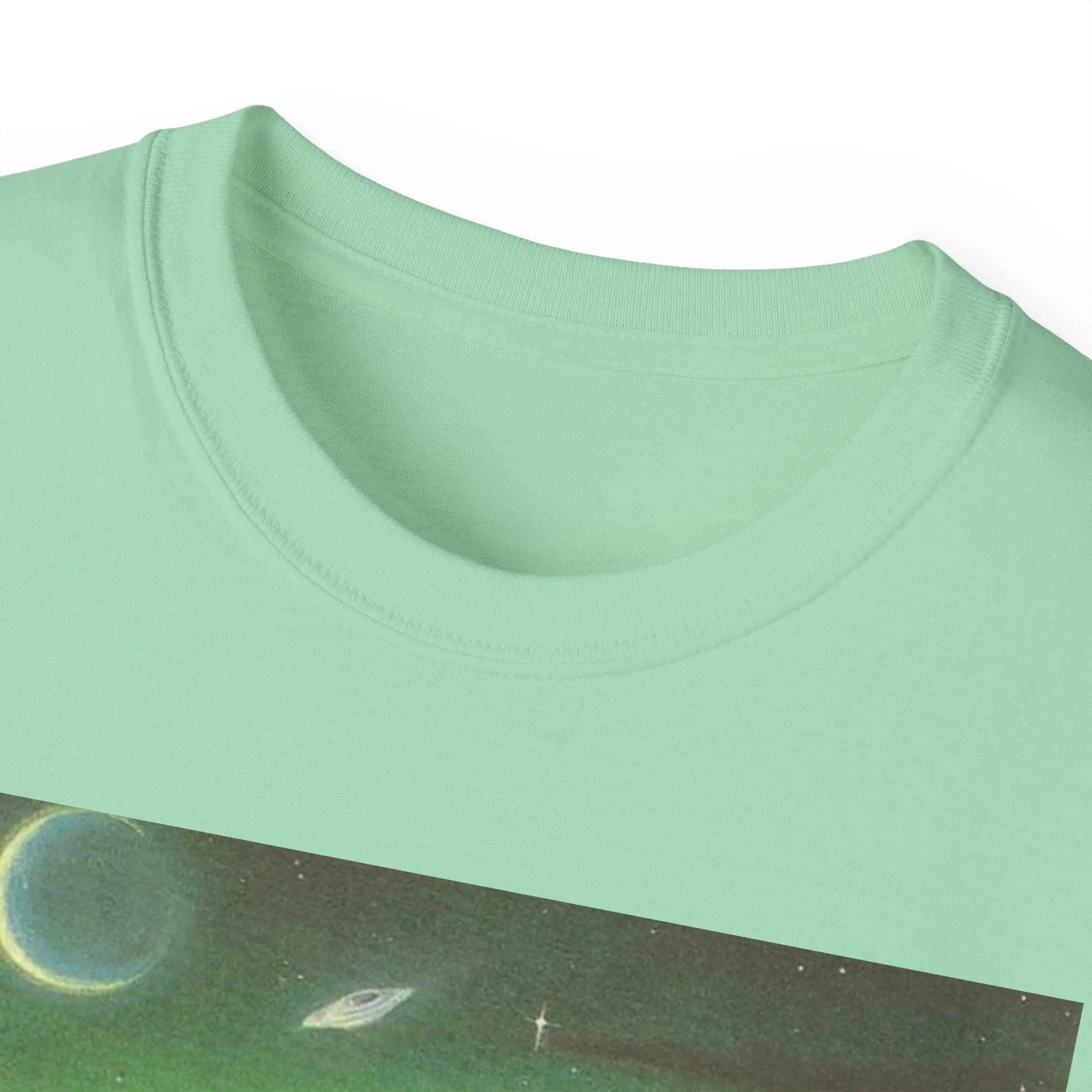 Dolphins UFOs Unisex Tee. Printify