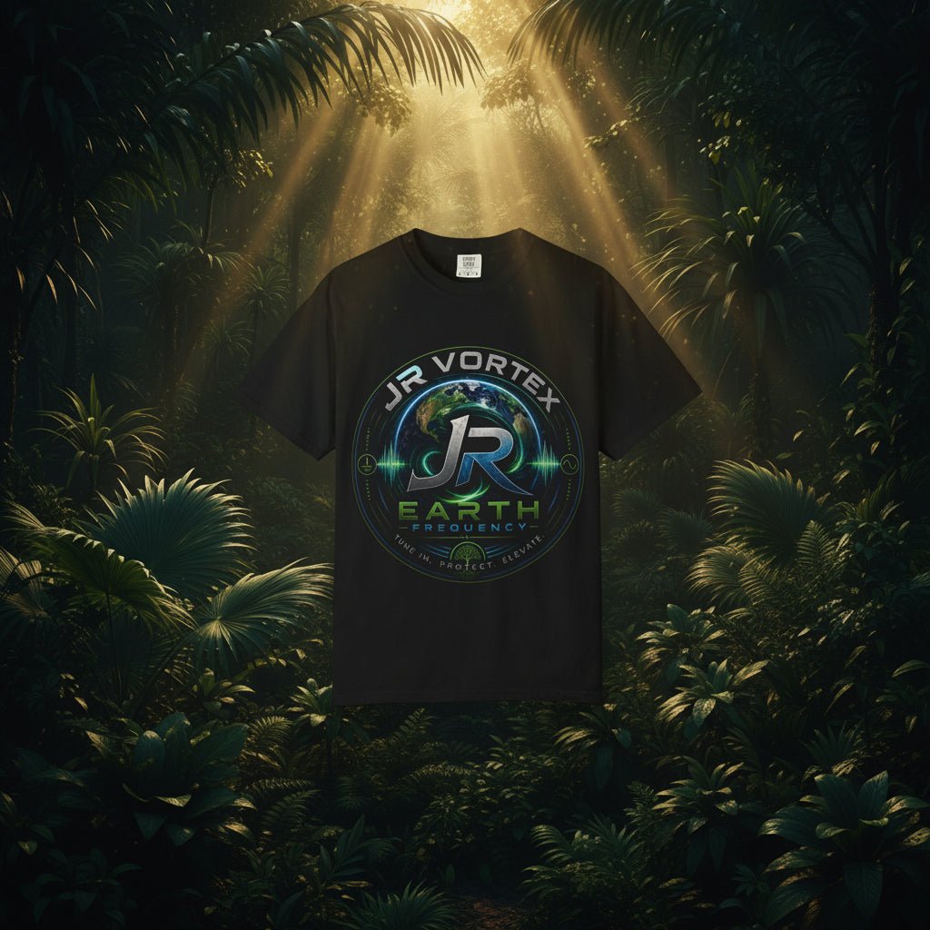 Earth Frequency Tee — Tune In. Protect. Elevate.