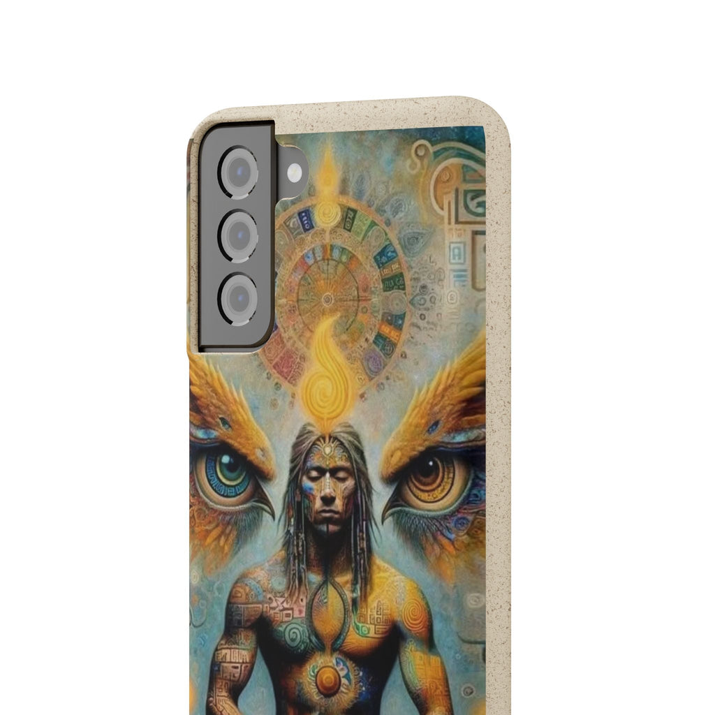Eco-Friendly Biodegradable Phone Case with Spiritual Design Printify