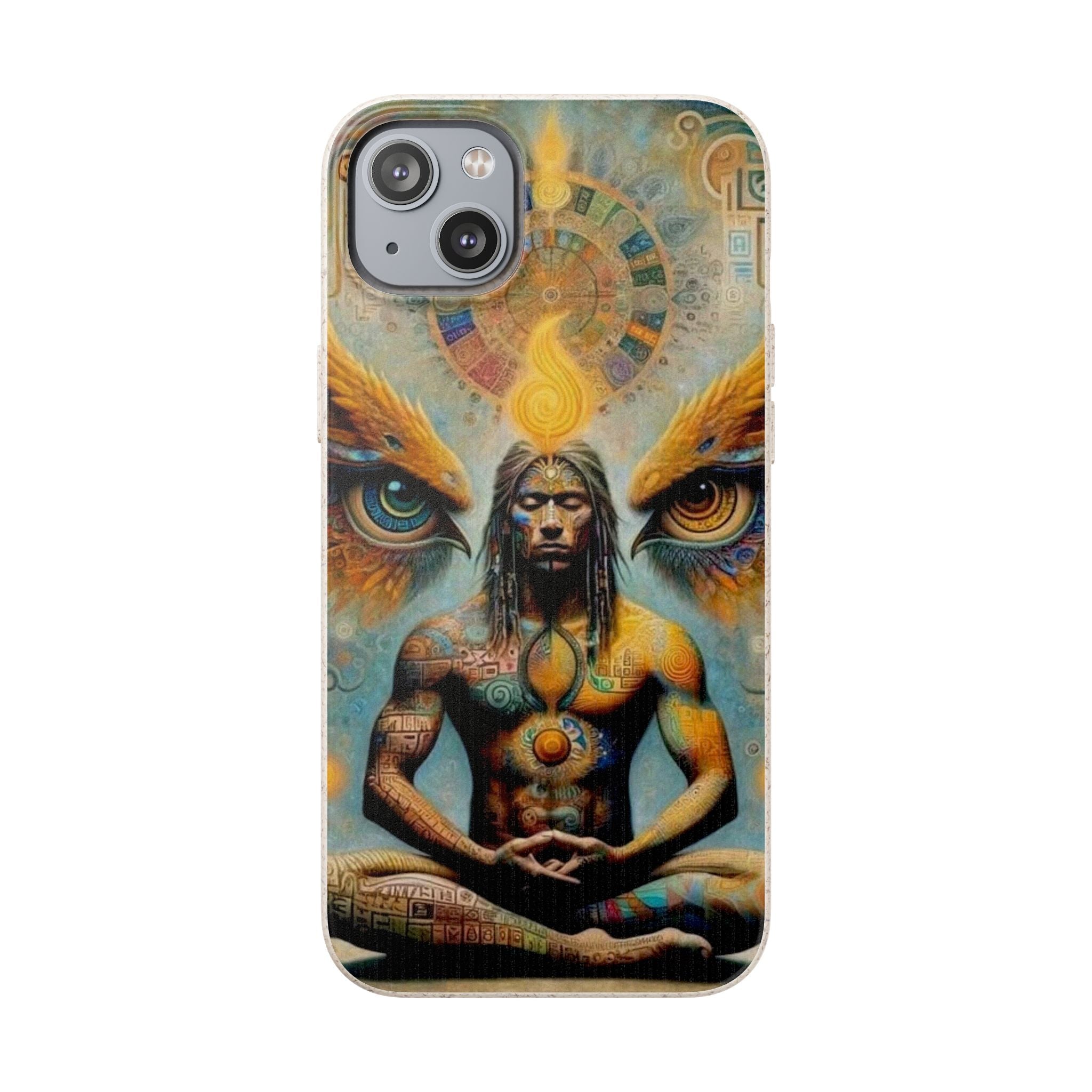 Eco-Friendly Biodegradable Phone Case with Spiritual Design Printify