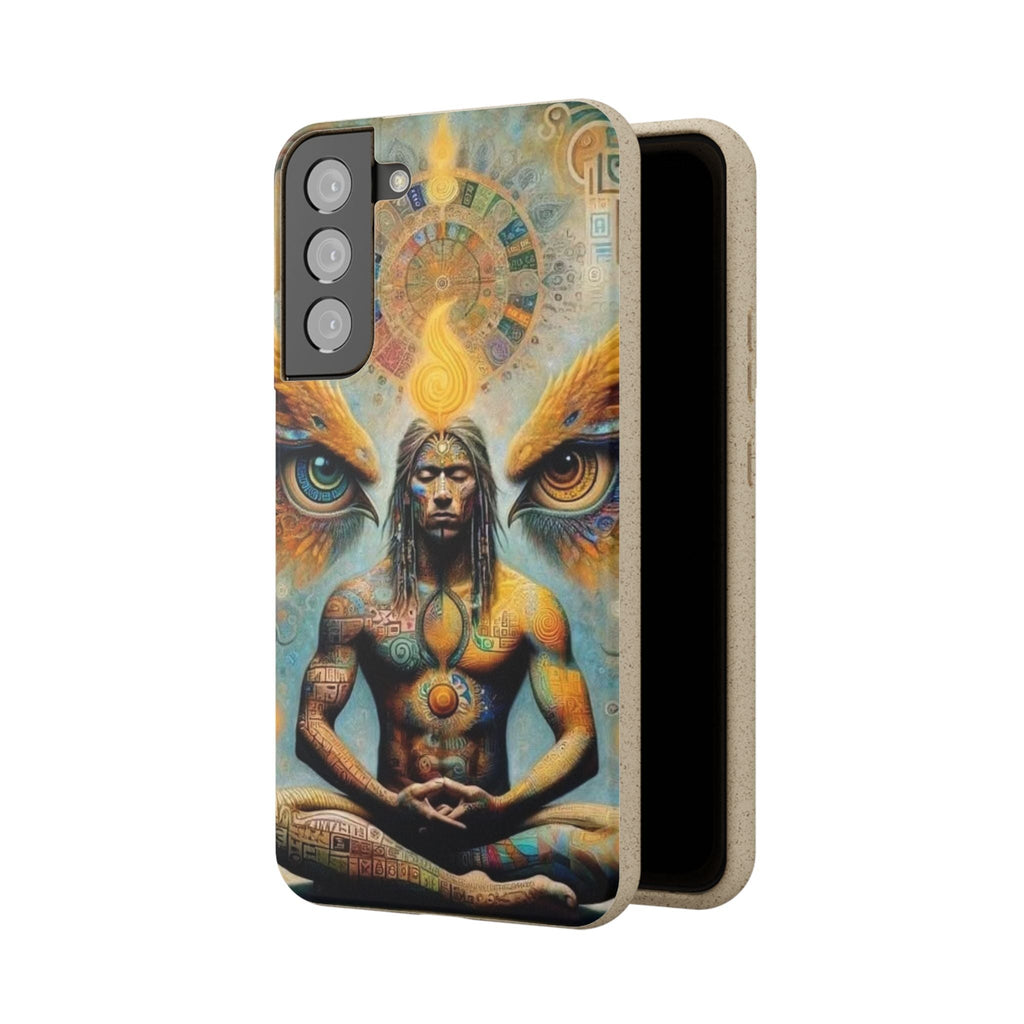 Eco-Friendly Biodegradable Phone Case with Spiritual Design Printify