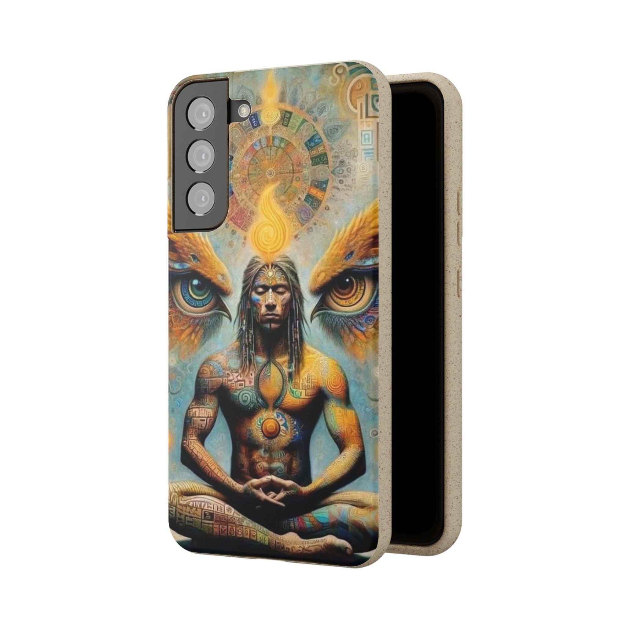 Eco-Friendly Biodegradable Phone Case with Spiritual Design Printify