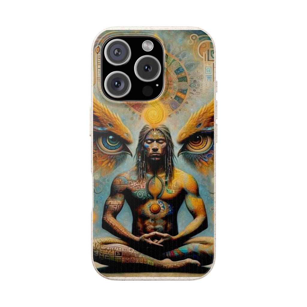 Eco-Friendly Biodegradable Phone Case with Spiritual Design Printify