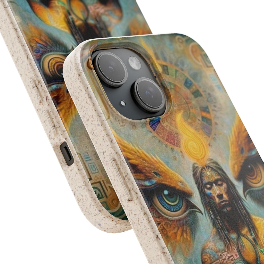 Eco-Friendly Biodegradable Phone Case with Spiritual Design Printify