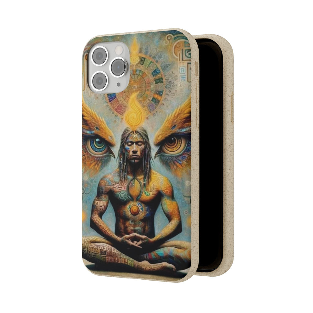 Eco-Friendly Biodegradable Phone Case with Spiritual Design Printify