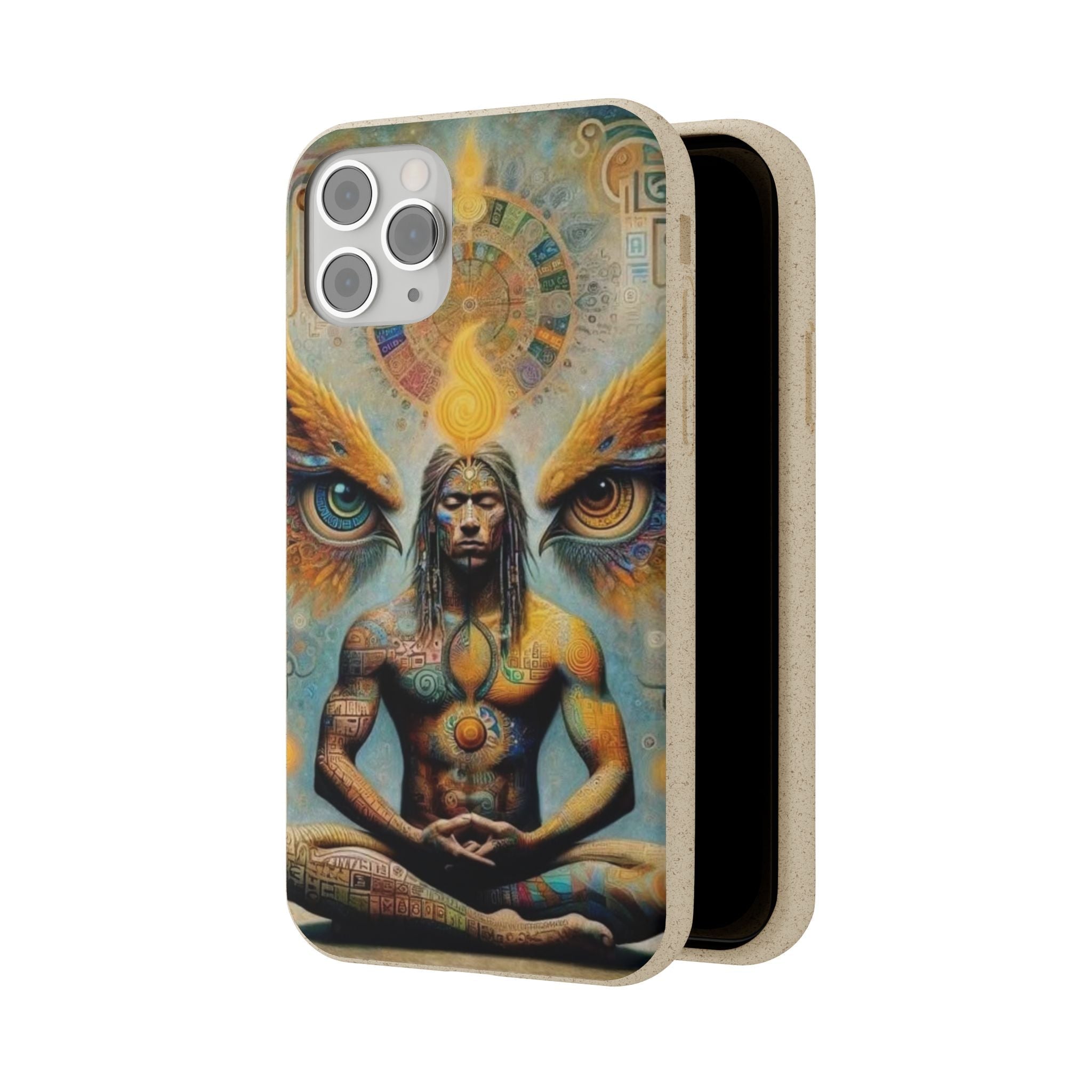 Eco-Friendly Biodegradable Phone Case with Spiritual Design Printify
