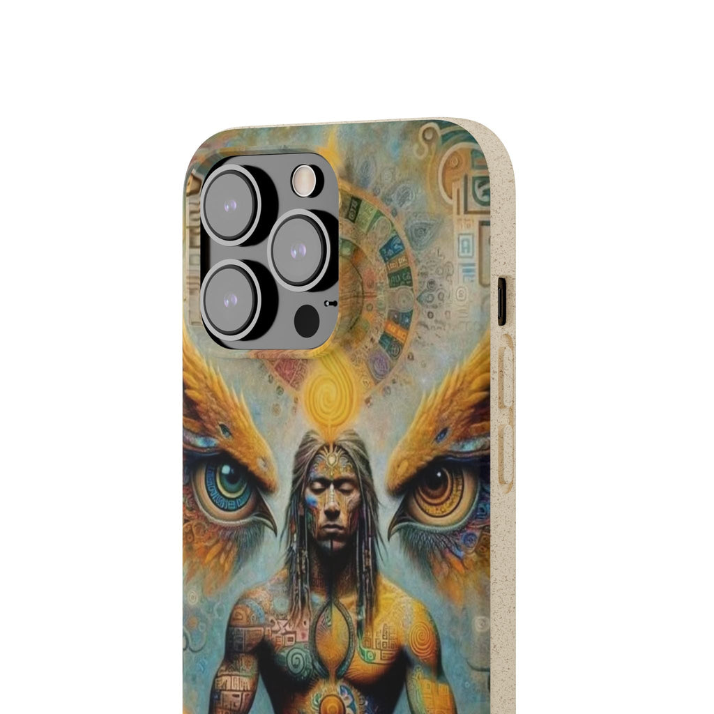 Eco-Friendly Biodegradable Phone Case with Spiritual Design Printify