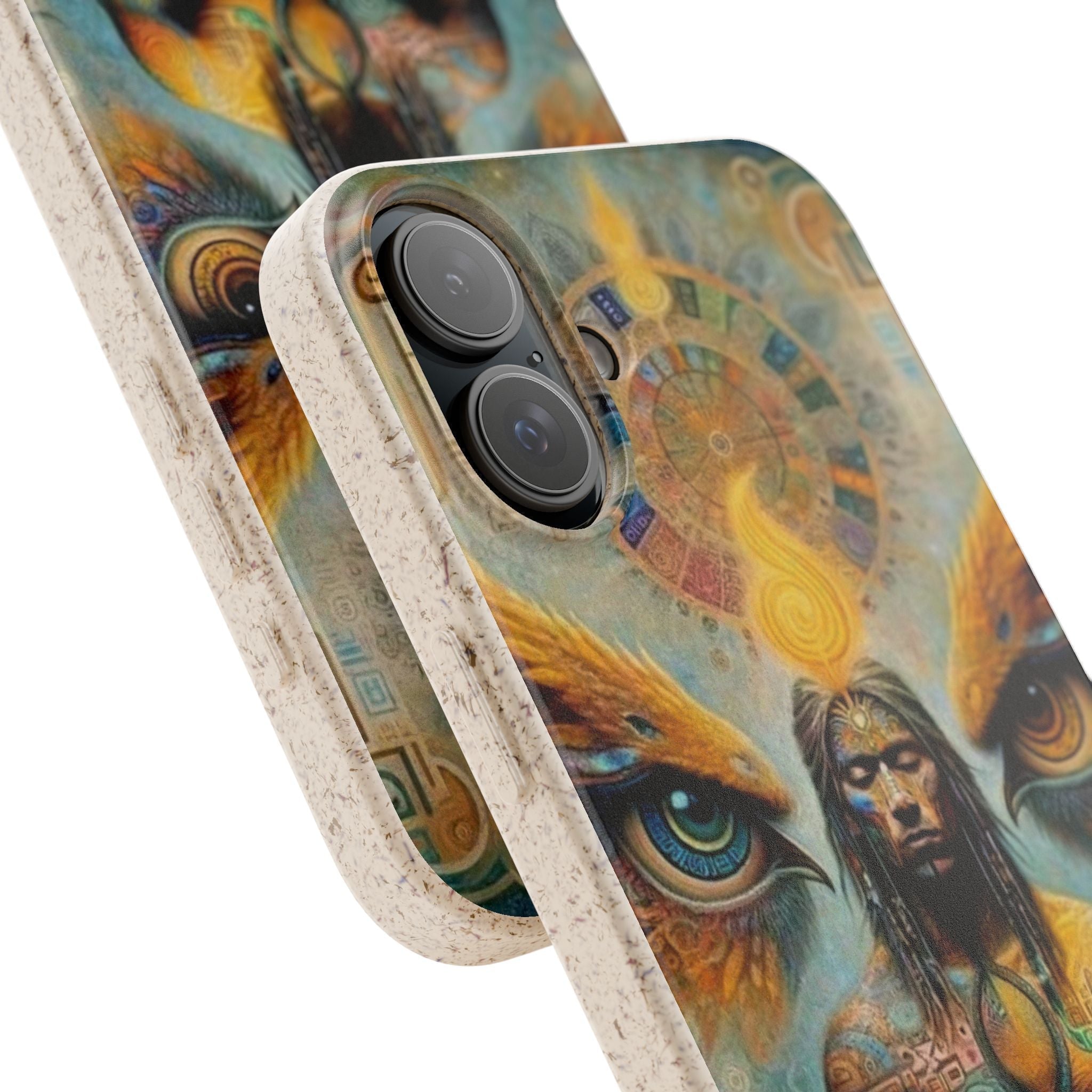 Eco-Friendly Biodegradable Phone Case with Spiritual Design Printify