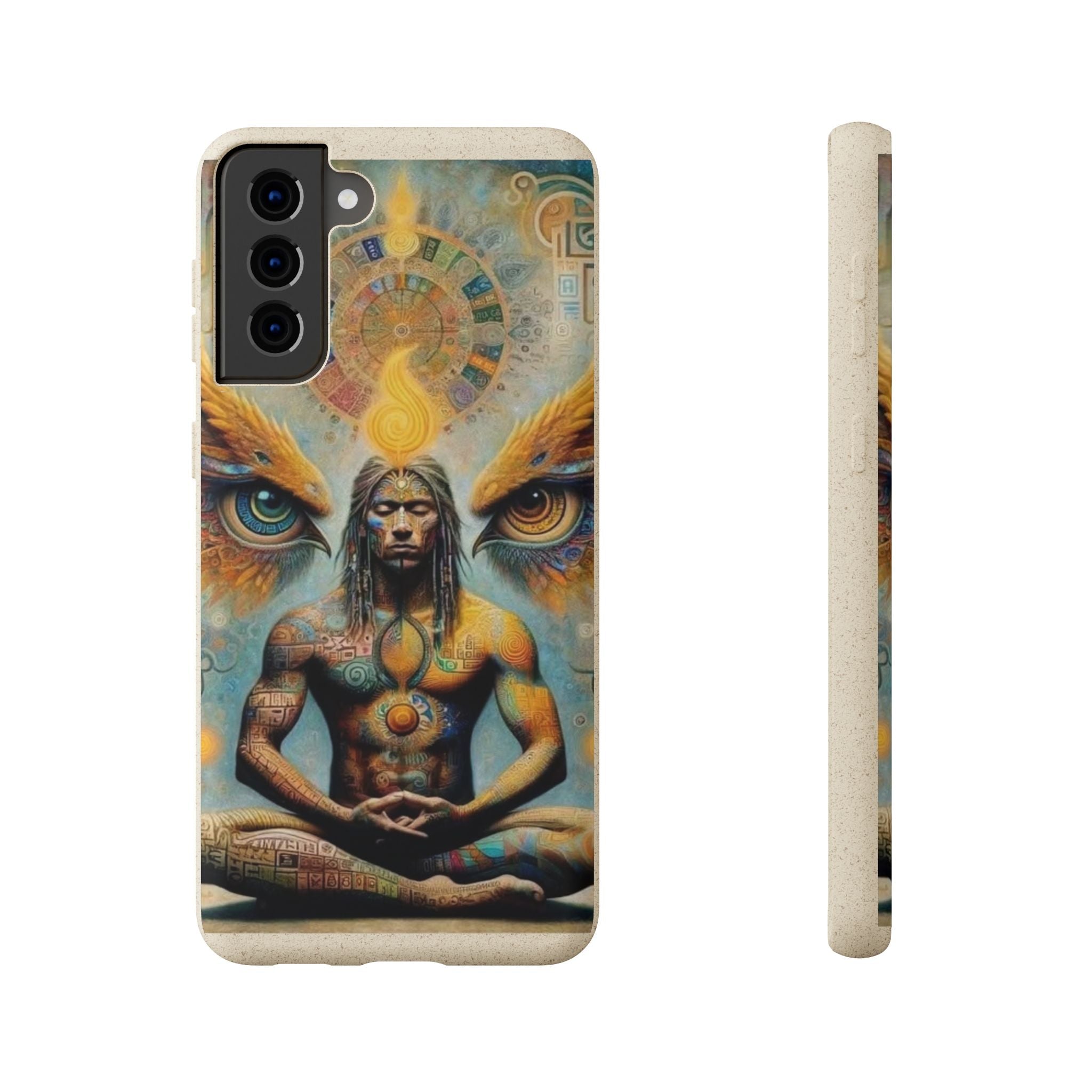 Eco-Friendly Biodegradable Phone Case with Spiritual Design Printify
