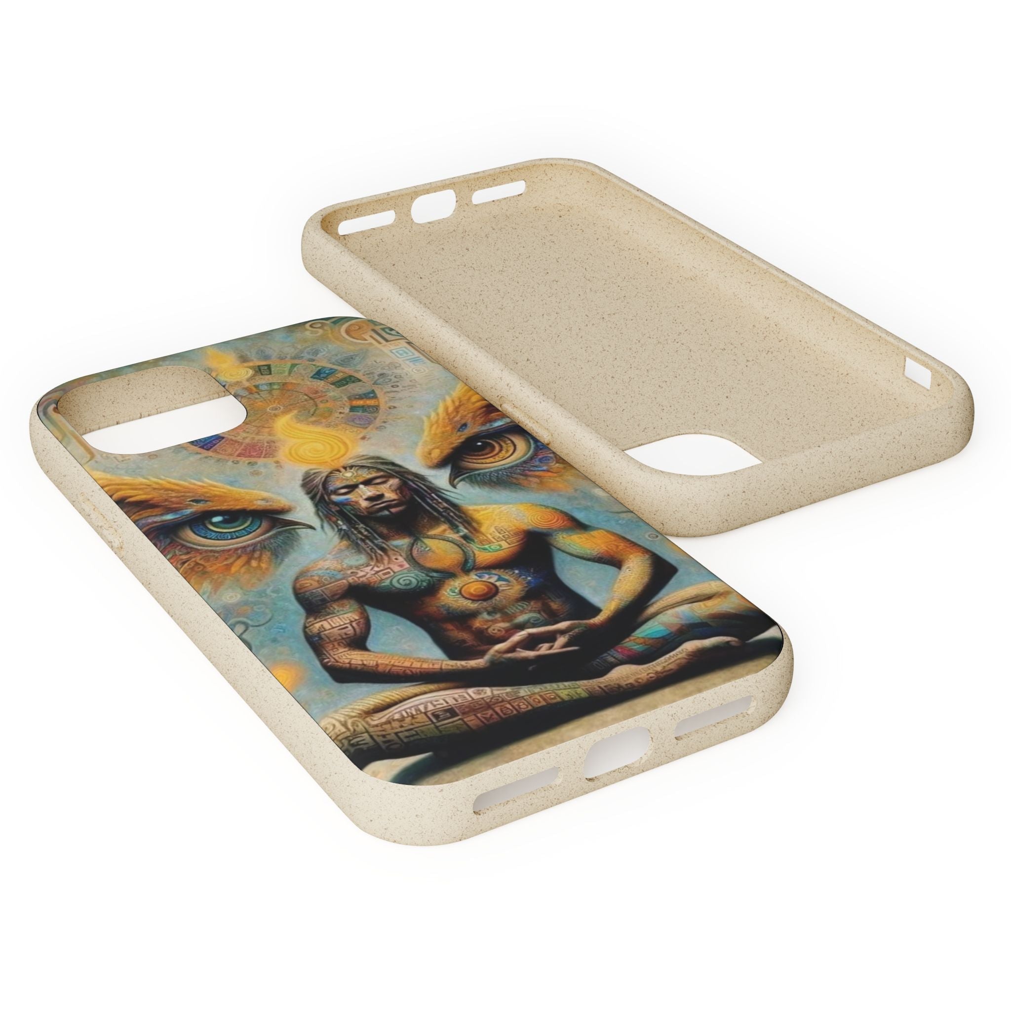 Eco-Friendly Biodegradable Phone Case with Spiritual Design Printify