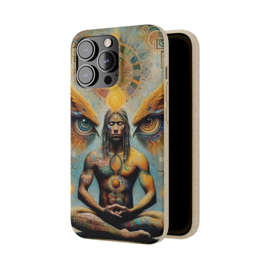 Eco-Friendly Biodegradable Phone Case with Spiritual Design Printify