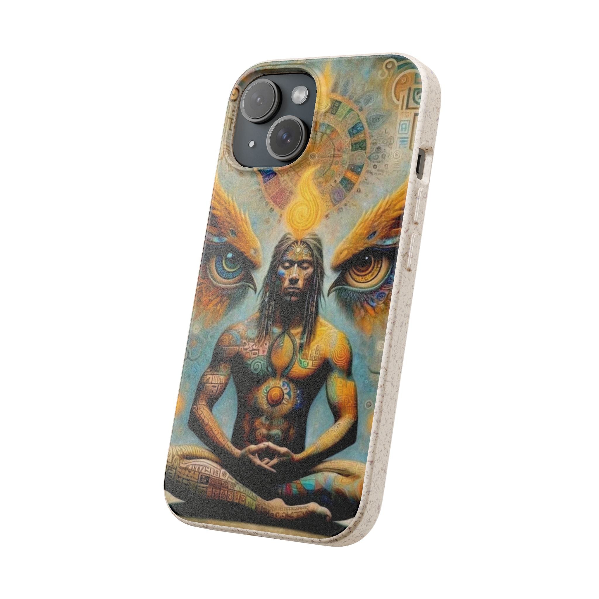 Eco-Friendly Biodegradable Phone Case with Spiritual Design Printify