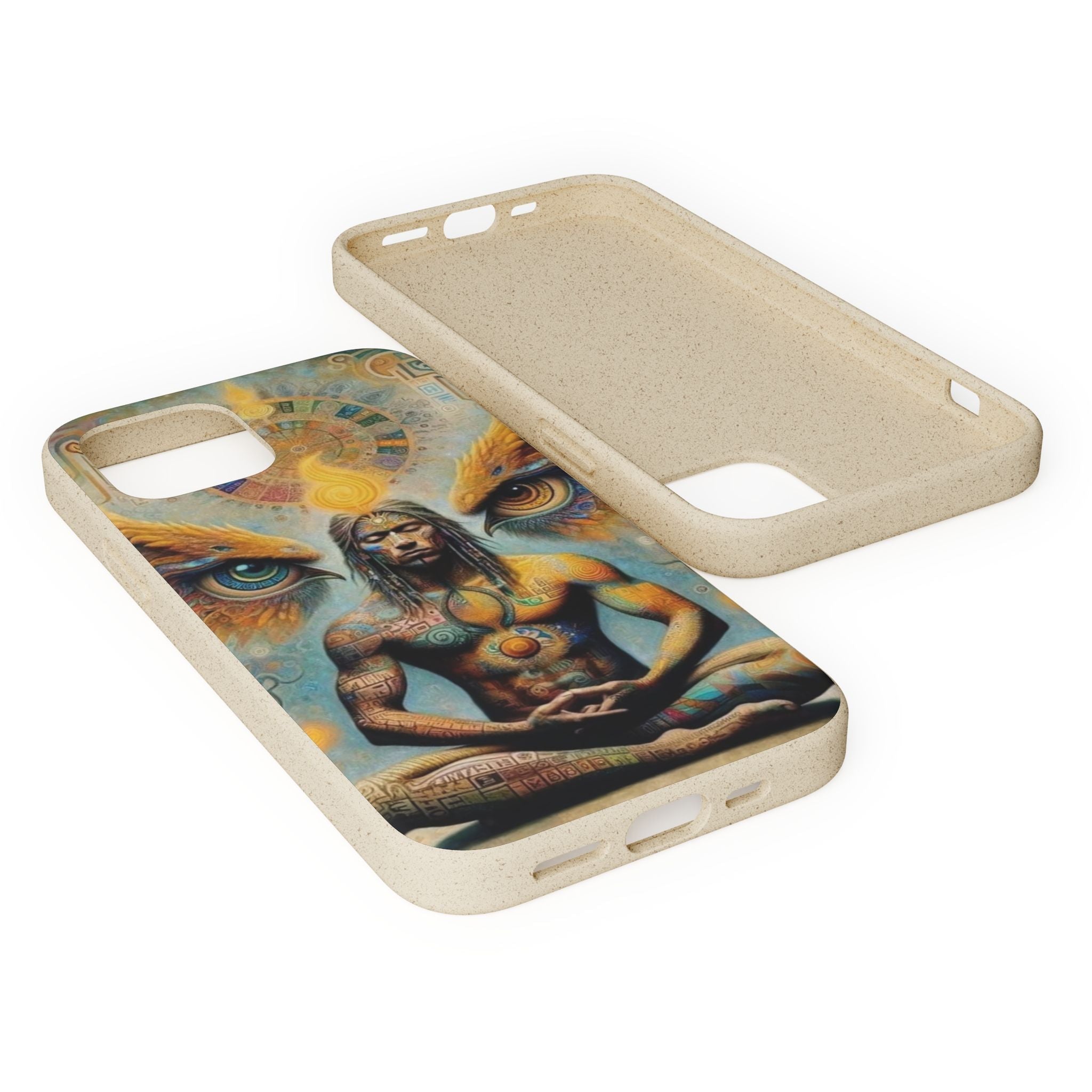 Eco-Friendly Biodegradable Phone Case with Spiritual Design Printify