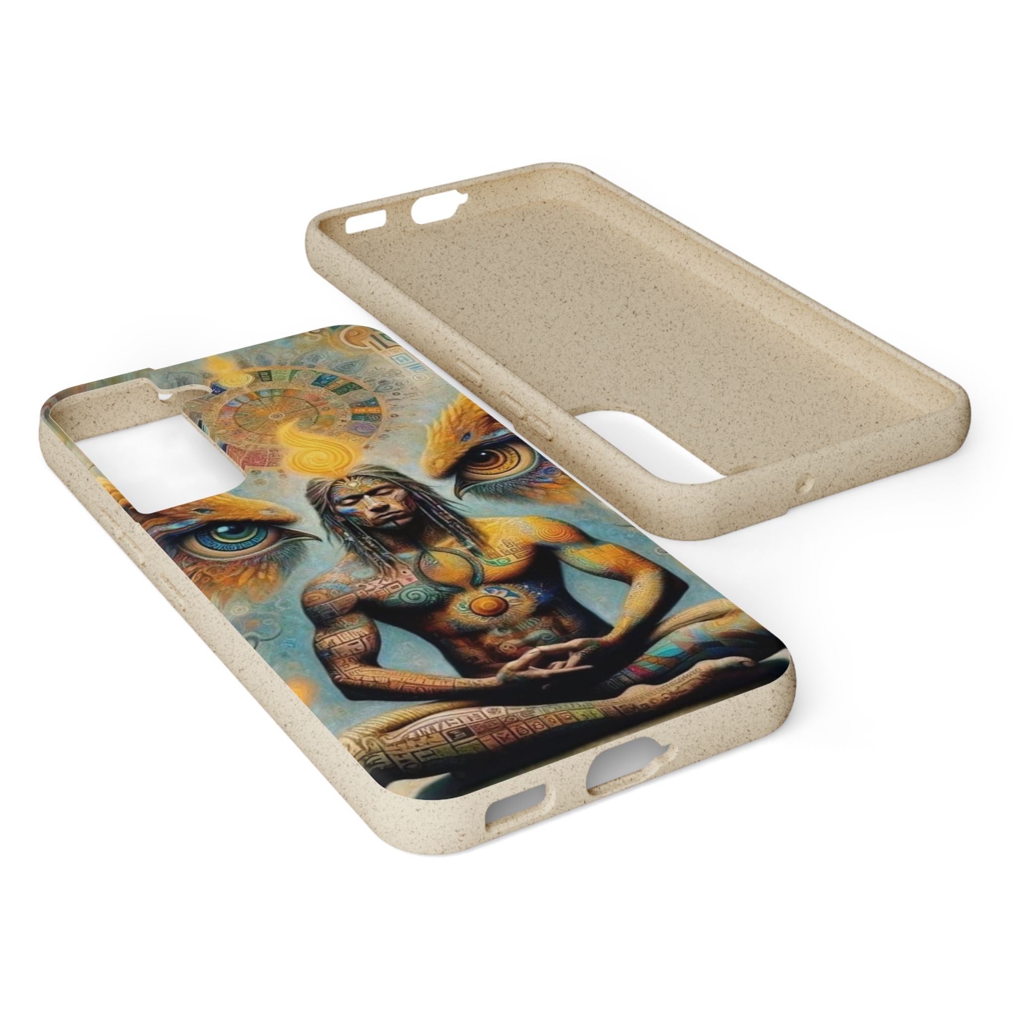 Eco-Friendly Biodegradable Phone Case with Spiritual Design Printify