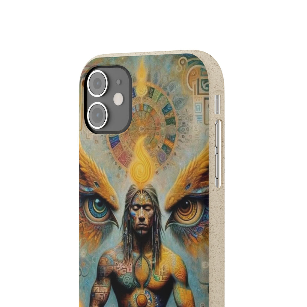 Eco-Friendly Biodegradable Phone Case with Spiritual Design Printify