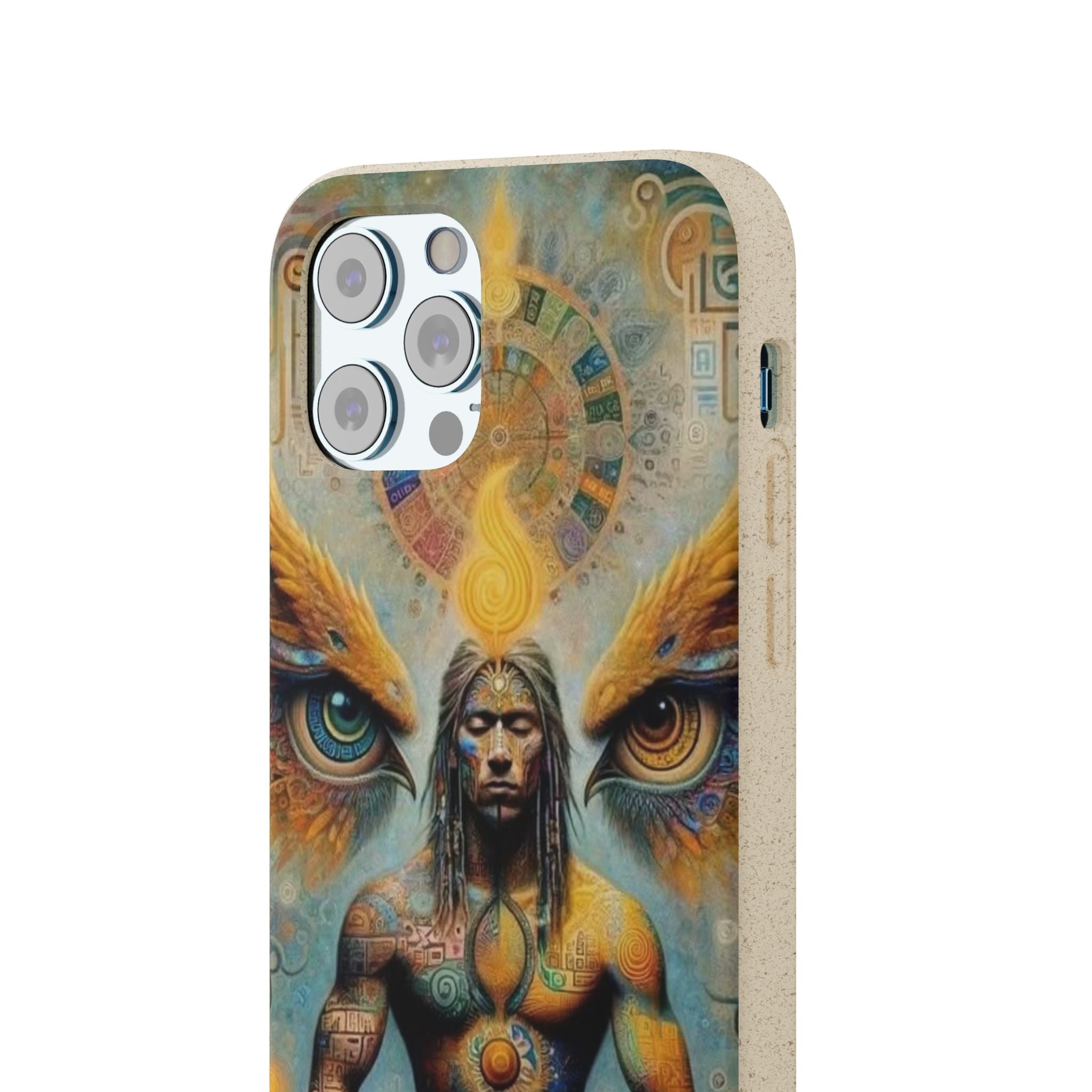 Eco-Friendly Biodegradable Phone Case with Spiritual Design Printify