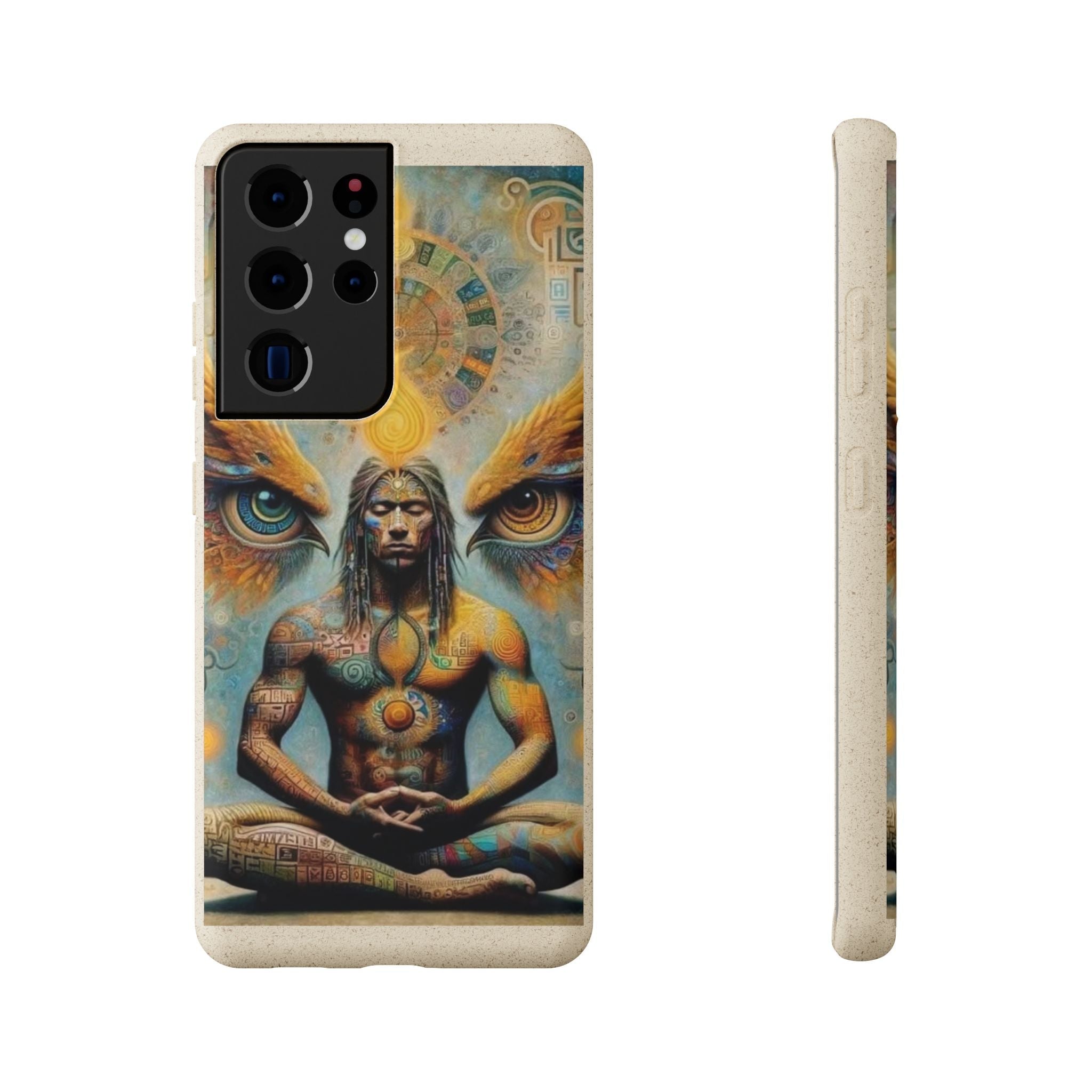 Eco-Friendly Biodegradable Phone Case with Spiritual Design Printify