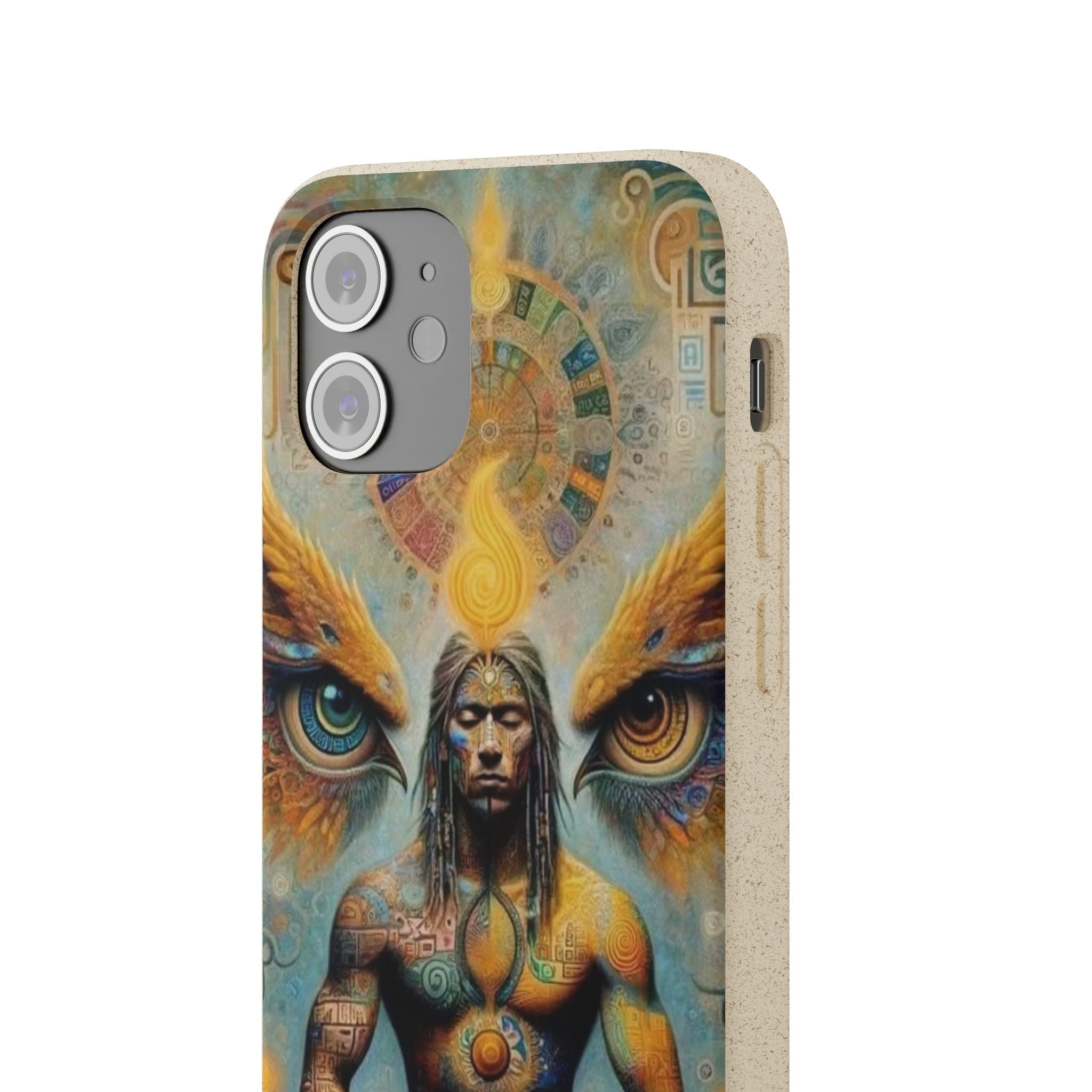 Eco-Friendly Biodegradable Phone Case with Spiritual Design Printify