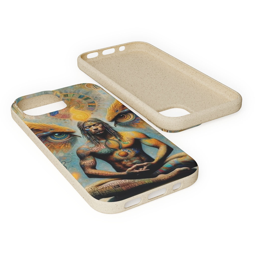 Eco-Friendly Biodegradable Phone Case with Spiritual Design Printify