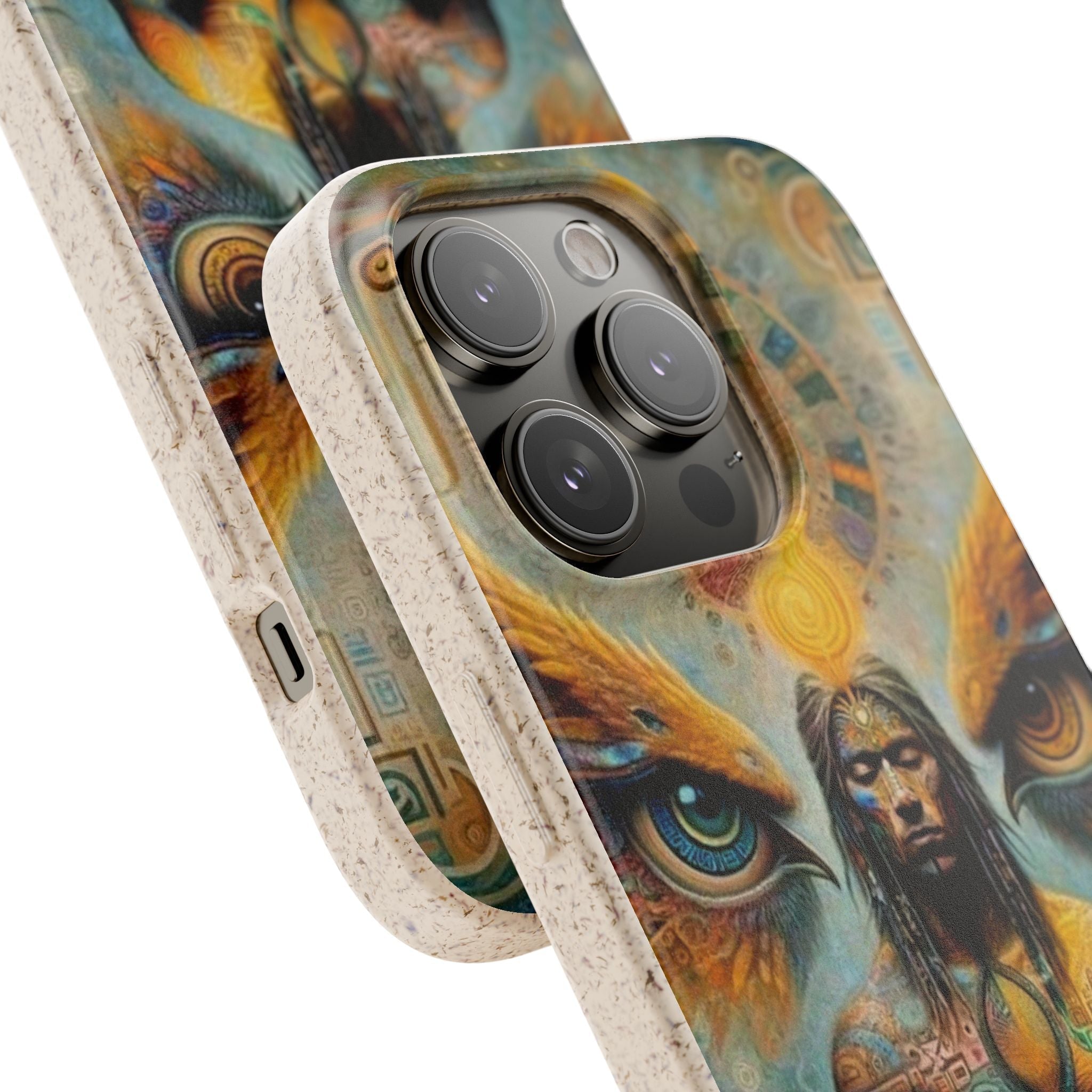Eco-Friendly Biodegradable Phone Case with Spiritual Design Printify