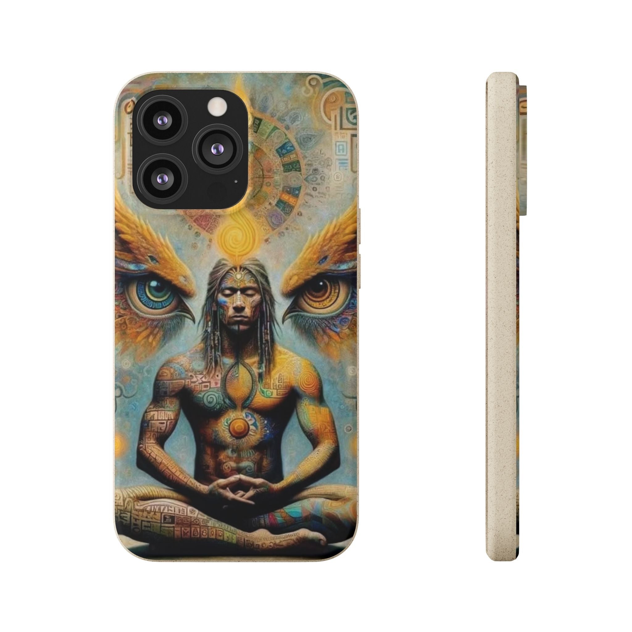 Eco-Friendly Biodegradable Phone Case with Spiritual Design Printify