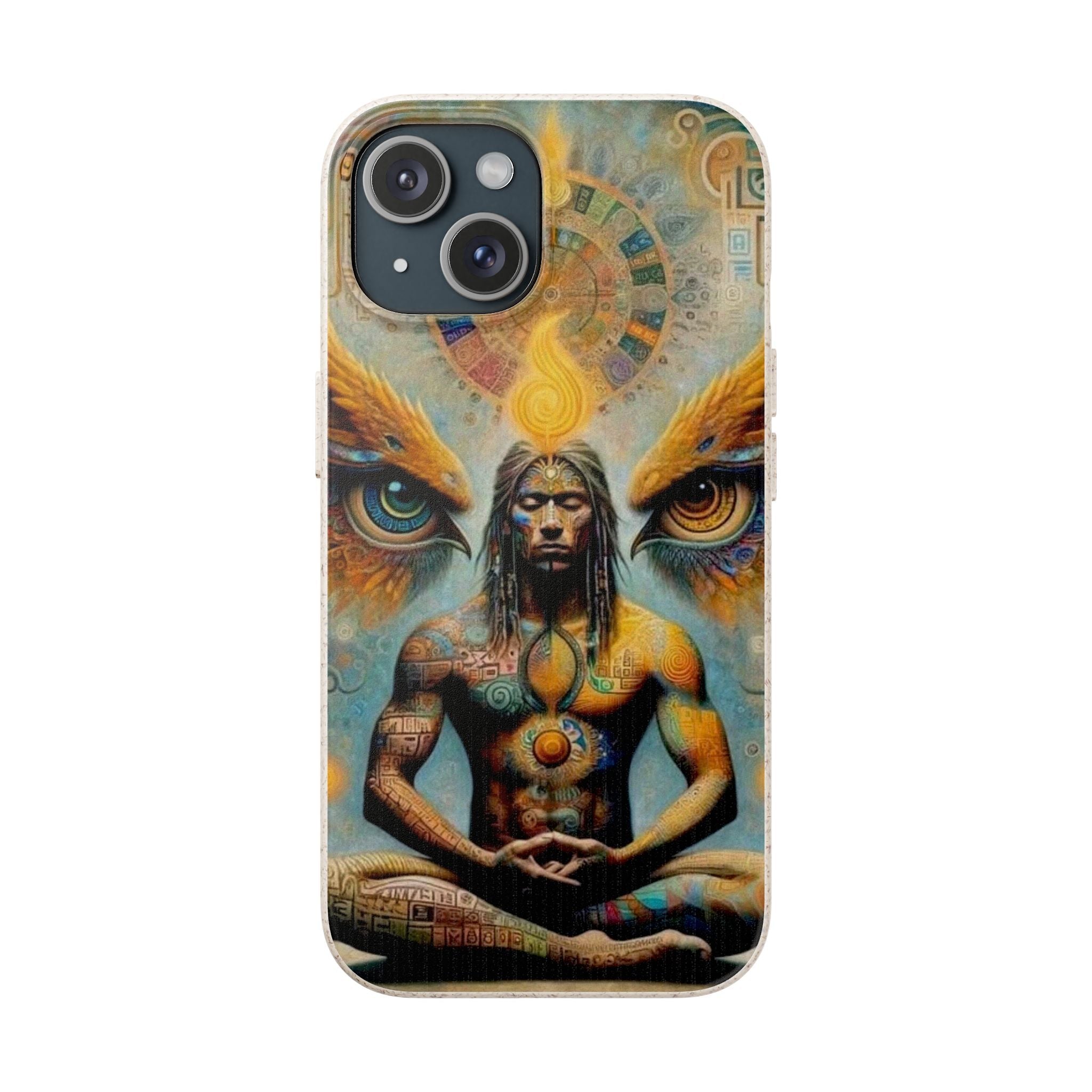 Eco-Friendly Biodegradable Phone Case with Spiritual Design Printify