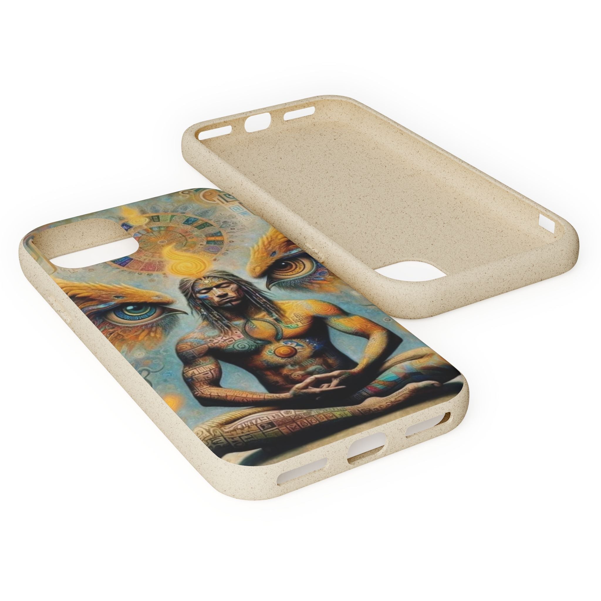 Eco-Friendly Biodegradable Phone Case with Spiritual Design Printify