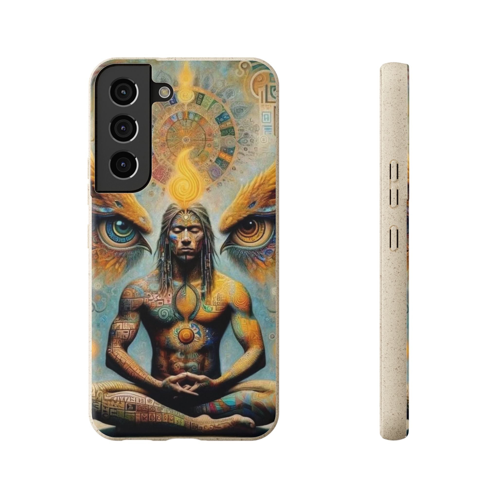 Eco-Friendly Biodegradable Phone Case with Spiritual Design Printify
