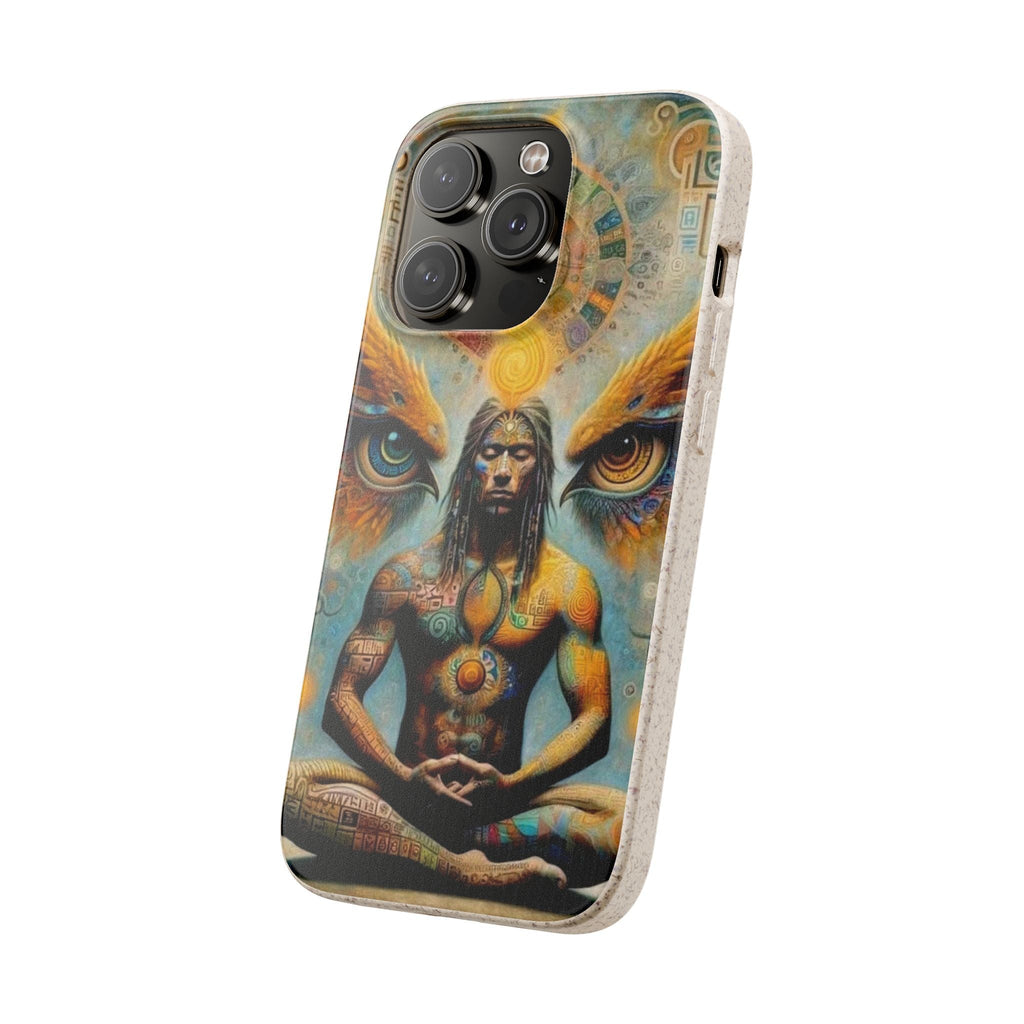 Eco-Friendly Biodegradable Phone Case with Spiritual Design Printify