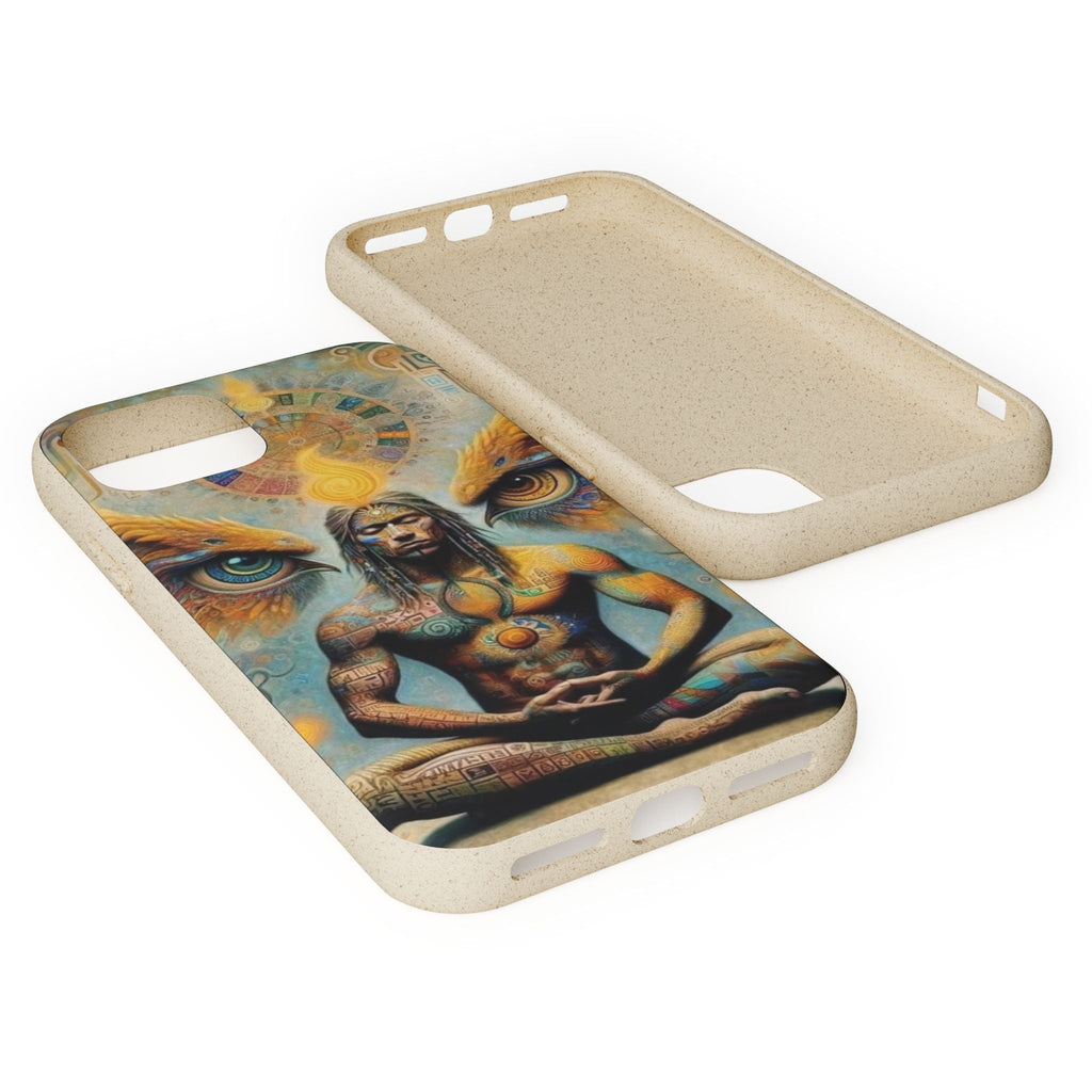 Eco-Friendly Biodegradable Phone Case with Spiritual Design Printify
