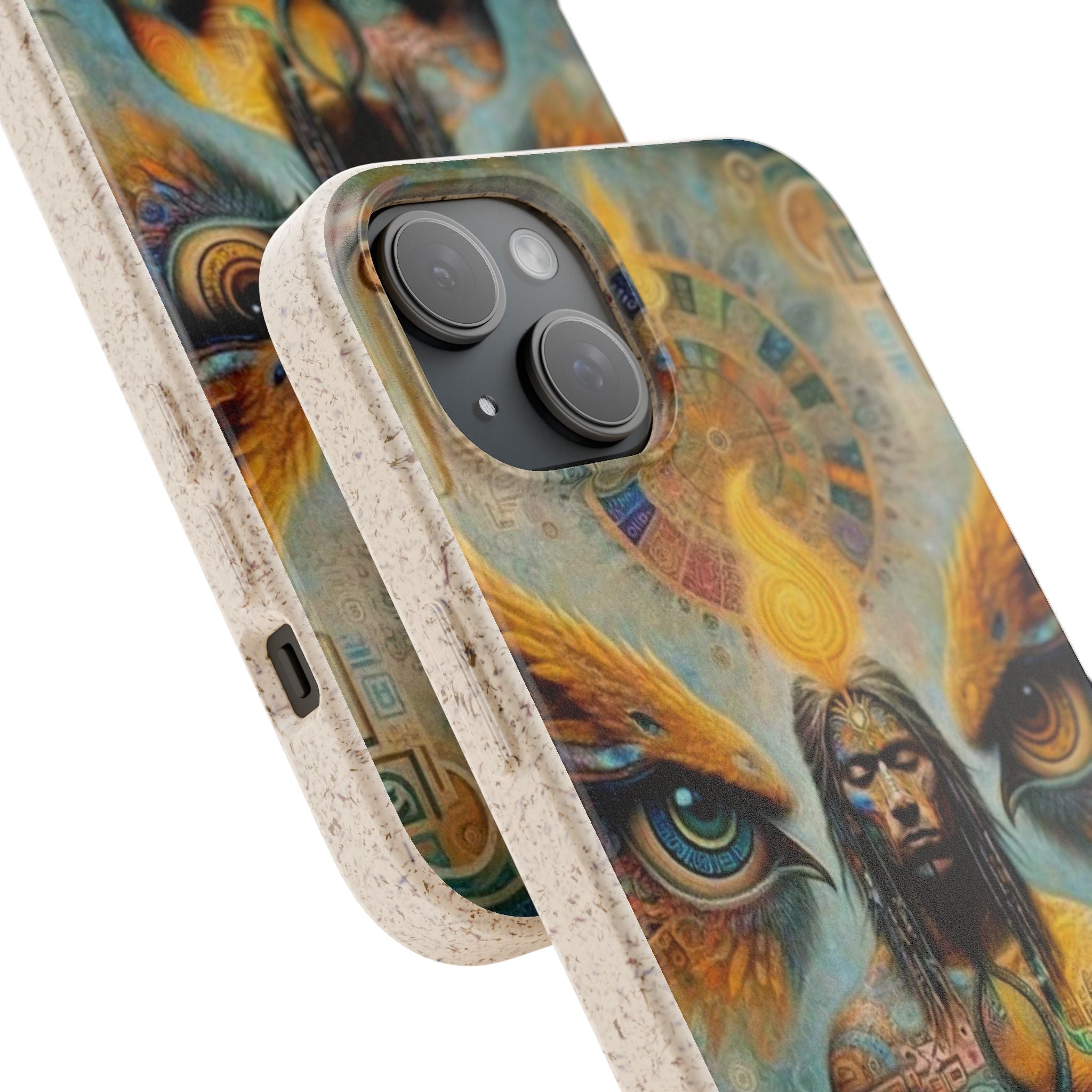 Eco-Friendly Biodegradable Phone Case with Spiritual Design Printify
