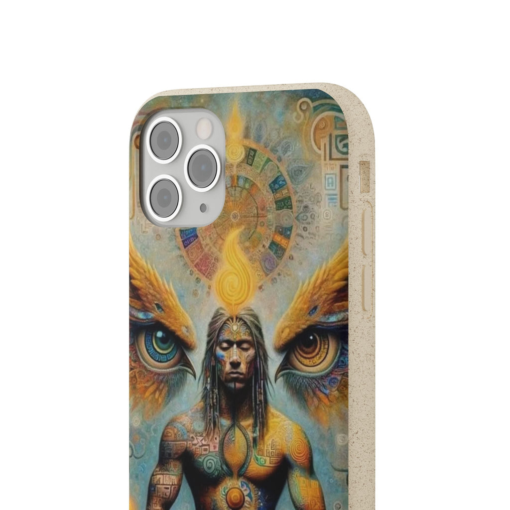 Eco-Friendly Biodegradable Phone Case with Spiritual Design Printify