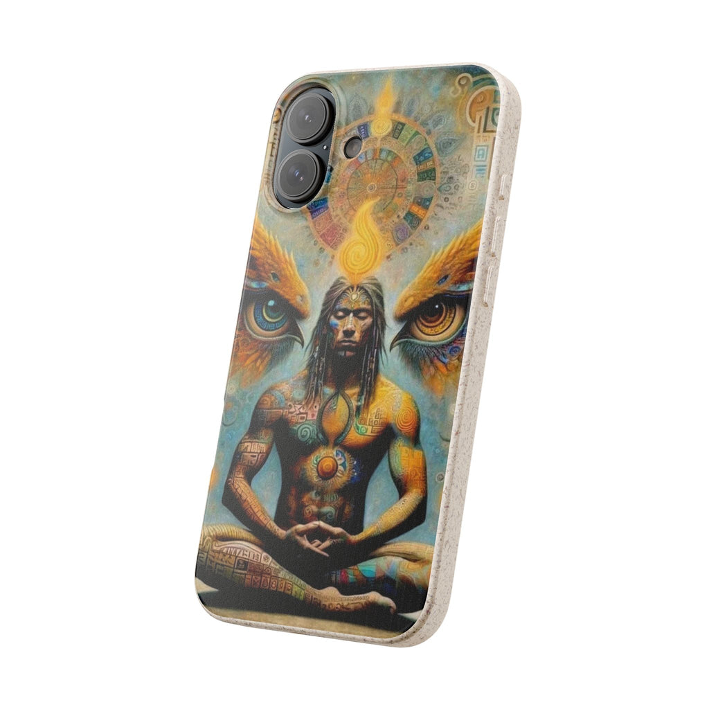Eco-Friendly Biodegradable Phone Case with Spiritual Design Printify