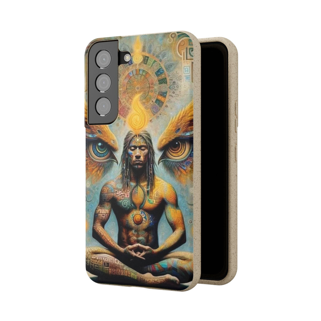 Eco-Friendly Biodegradable Phone Case with Spiritual Design Printify