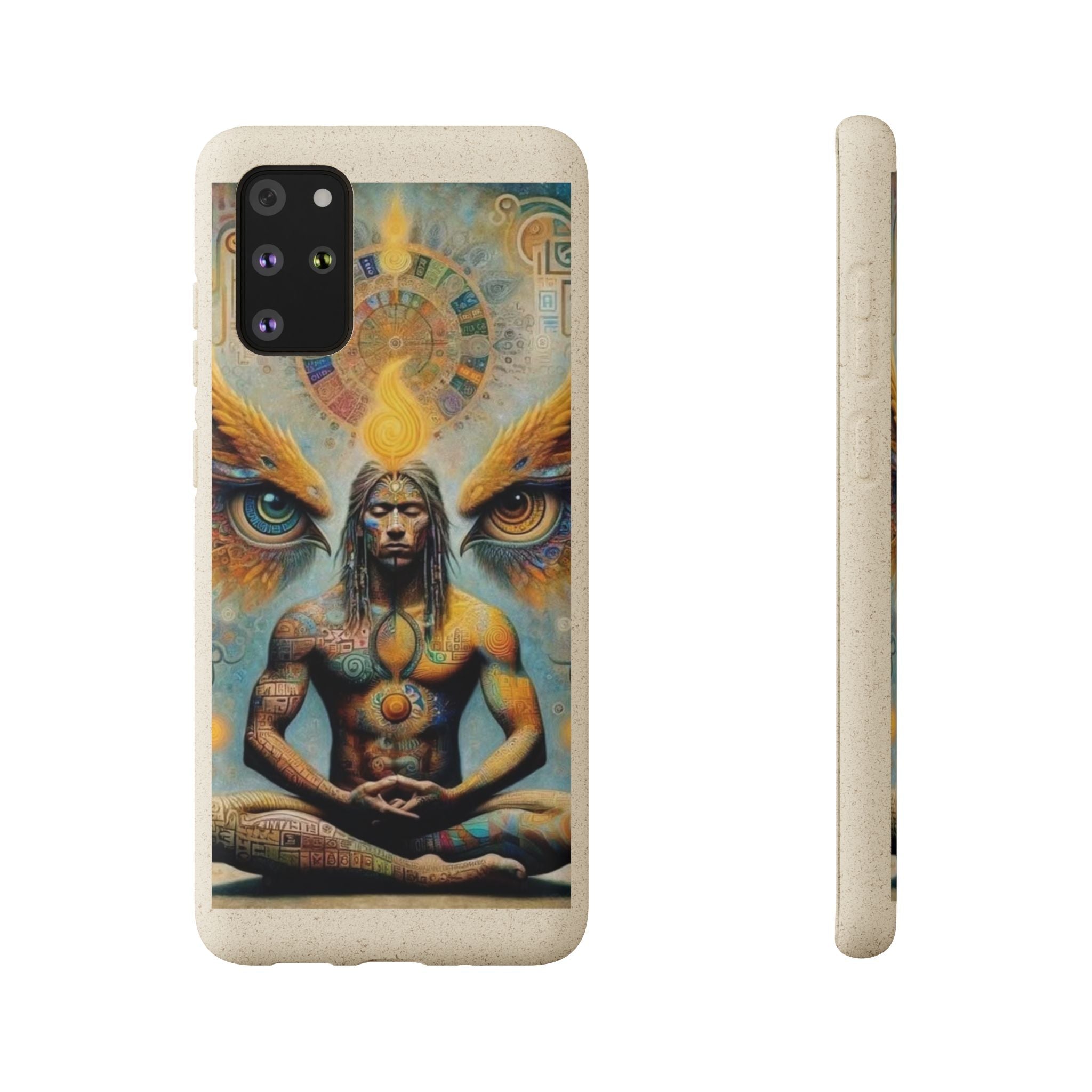 Eco-Friendly Biodegradable Phone Case with Spiritual Design Printify