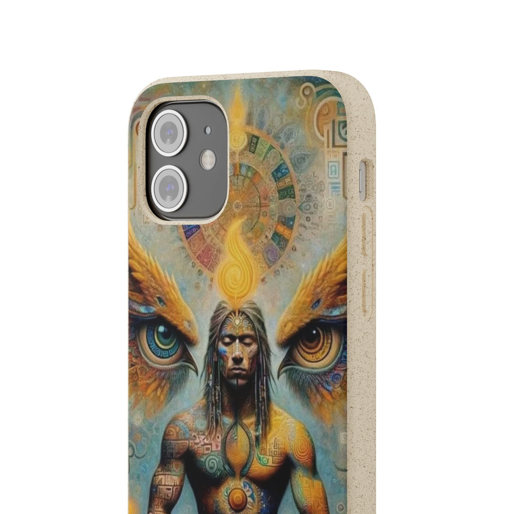 Eco-Friendly Biodegradable Phone Case with Spiritual Design Printify