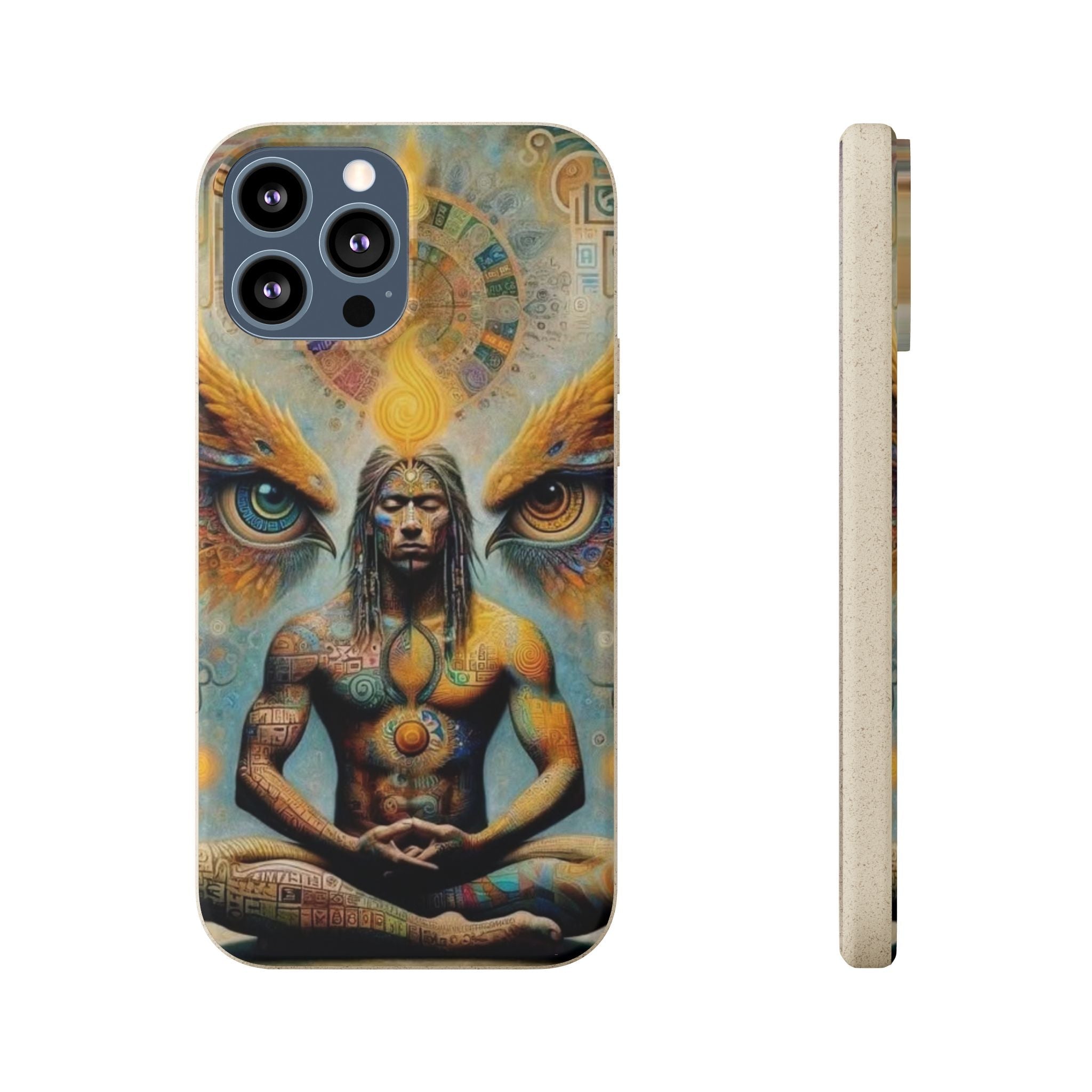 Eco-Friendly Biodegradable Phone Case with Spiritual Design Printify