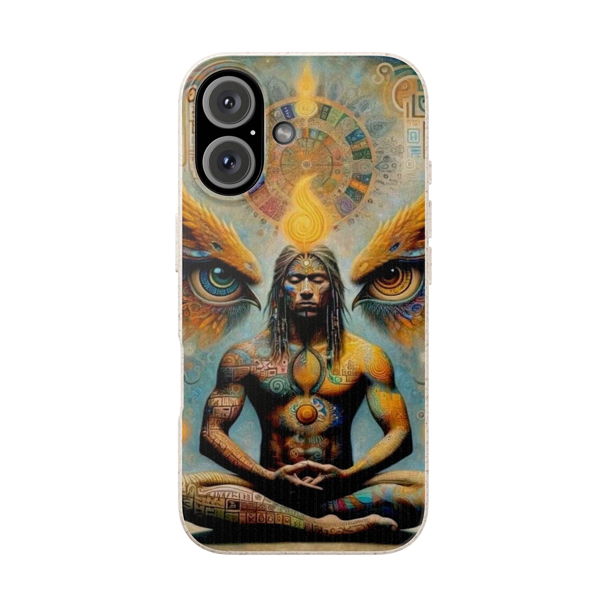 Eco-Friendly Biodegradable Phone Case with Spiritual Design Printify