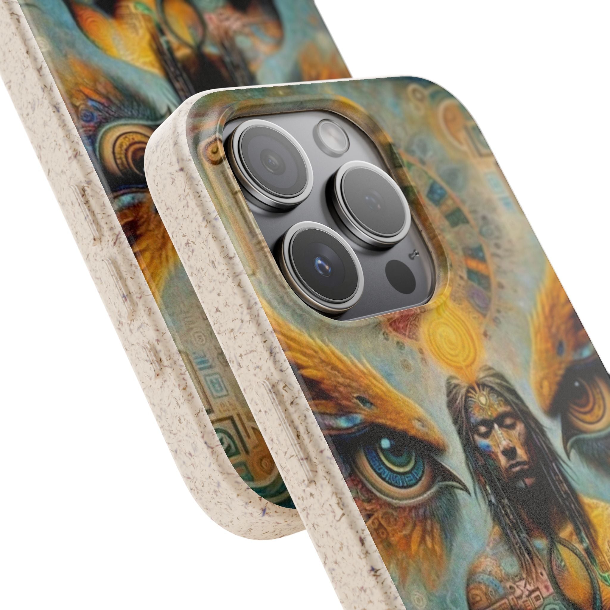 Eco-Friendly Biodegradable Phone Case with Spiritual Design Printify