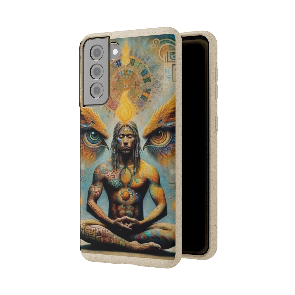Eco-Friendly Biodegradable Phone Case with Spiritual Design Printify