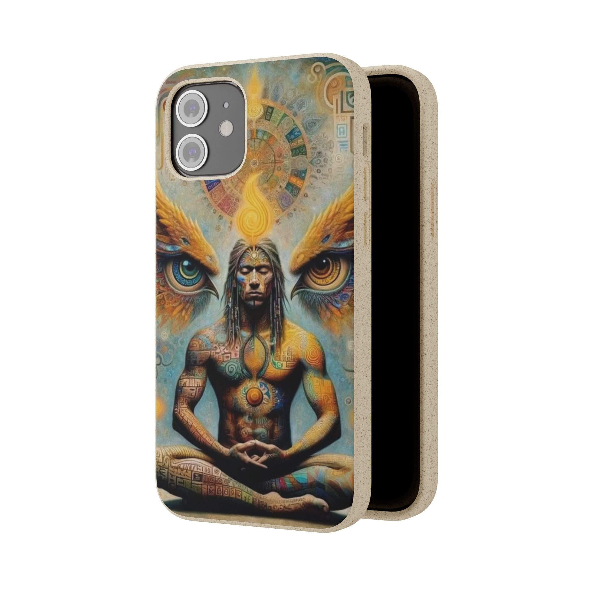 Eco-Friendly Biodegradable Phone Case with Spiritual Design Printify
