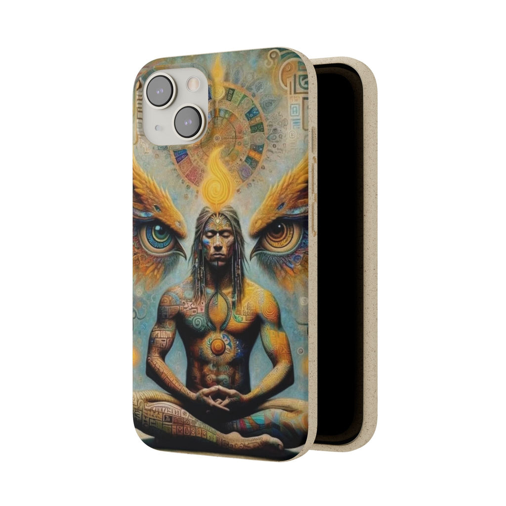 Eco-Friendly Biodegradable Phone Case with Spiritual Design Printify